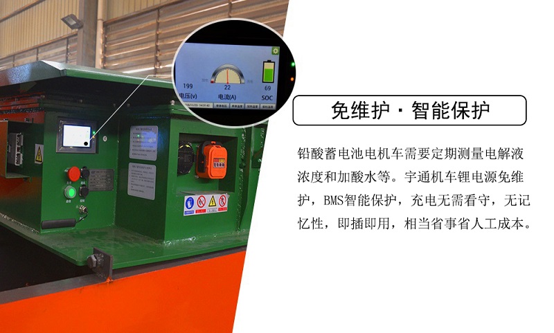 8噸鋰電蓄電池式湘潭電機車(圖3) 8噸鋰電蓄電池式湘潭電機車(圖3)